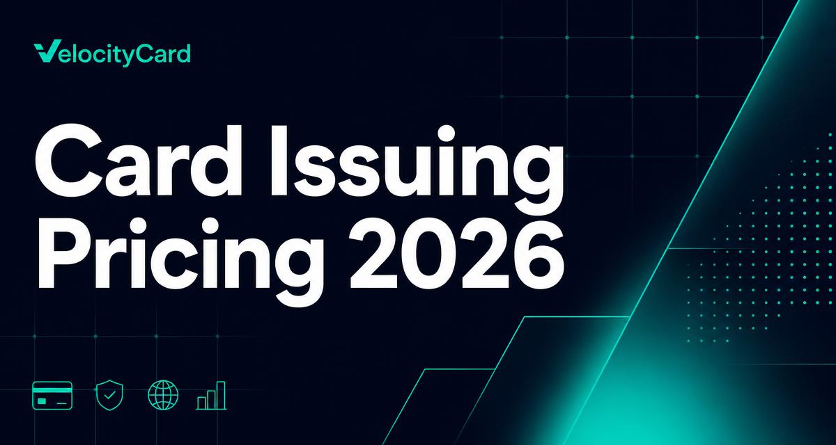 Card Issuing Pricing 2026 — How Much Does Card Issuing Cost?